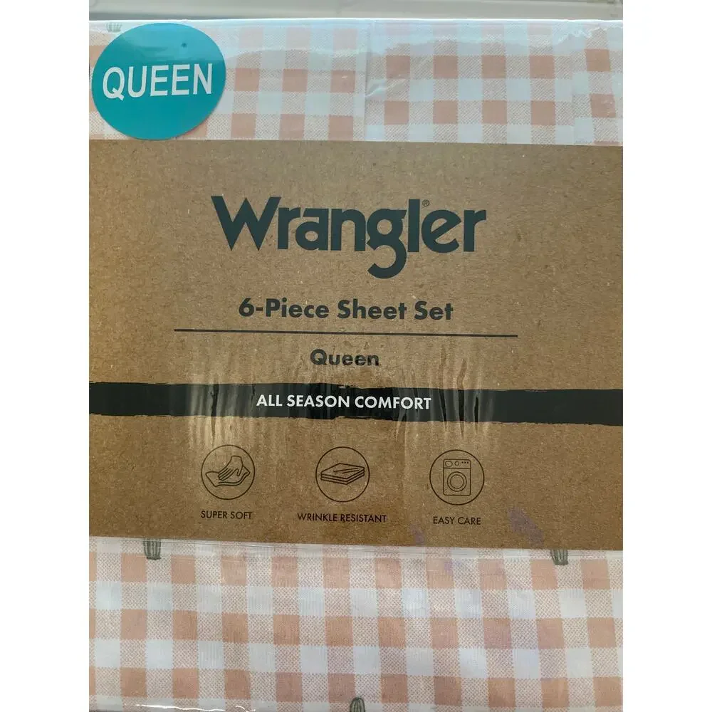 Wrangler cactus gingham